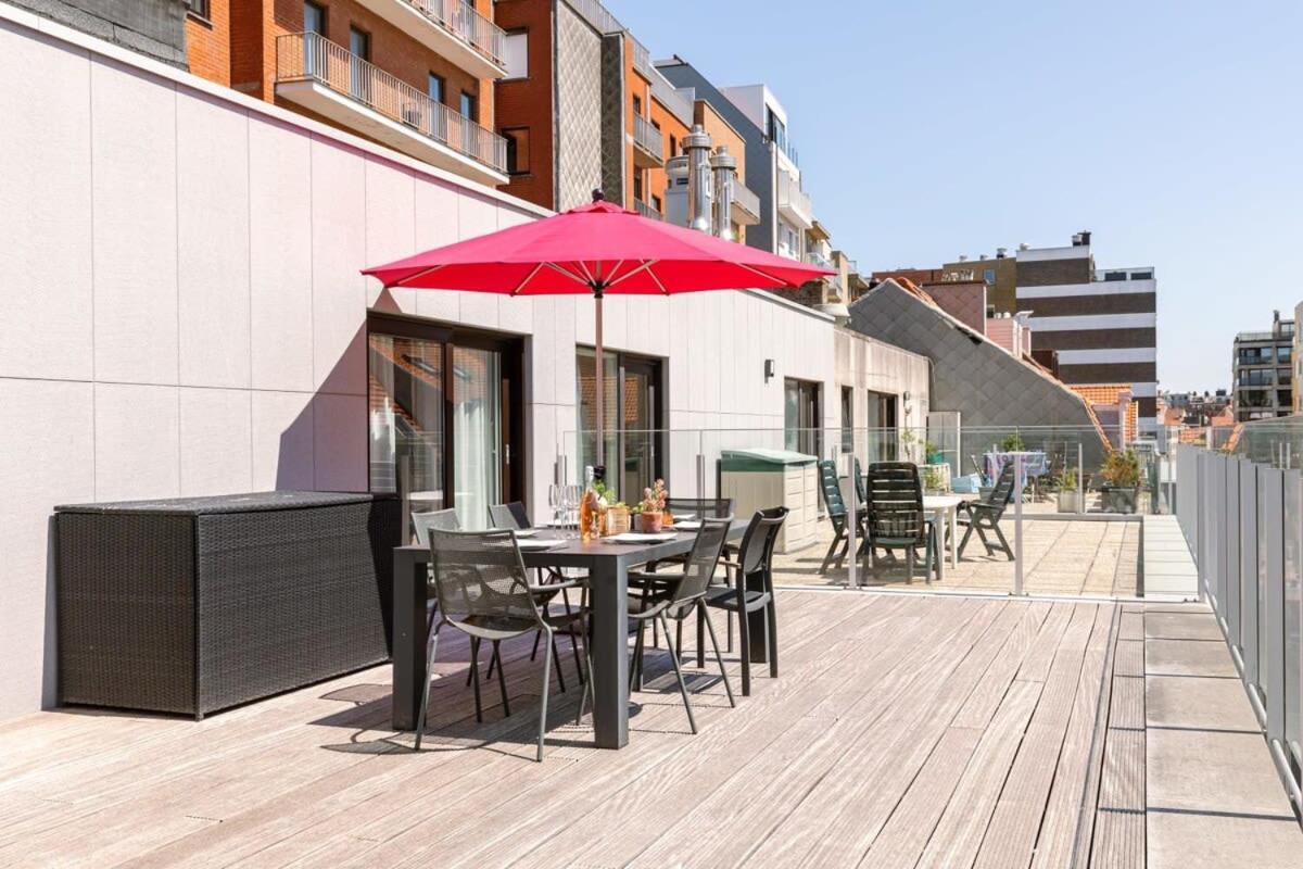 Huswell - Sunny Apartment In Knokke-Heist With Big Terrace Exterior photo